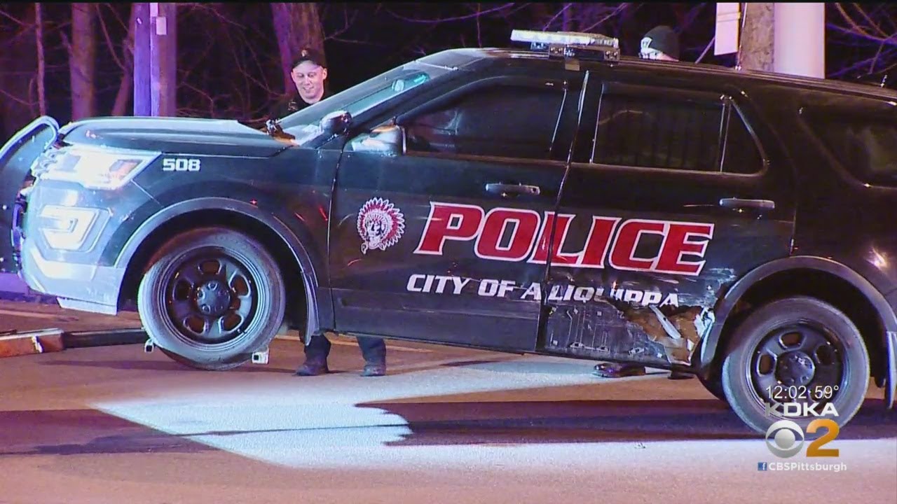 Officer Injured After Driver Crashes Into Police Vehicle - YouTube