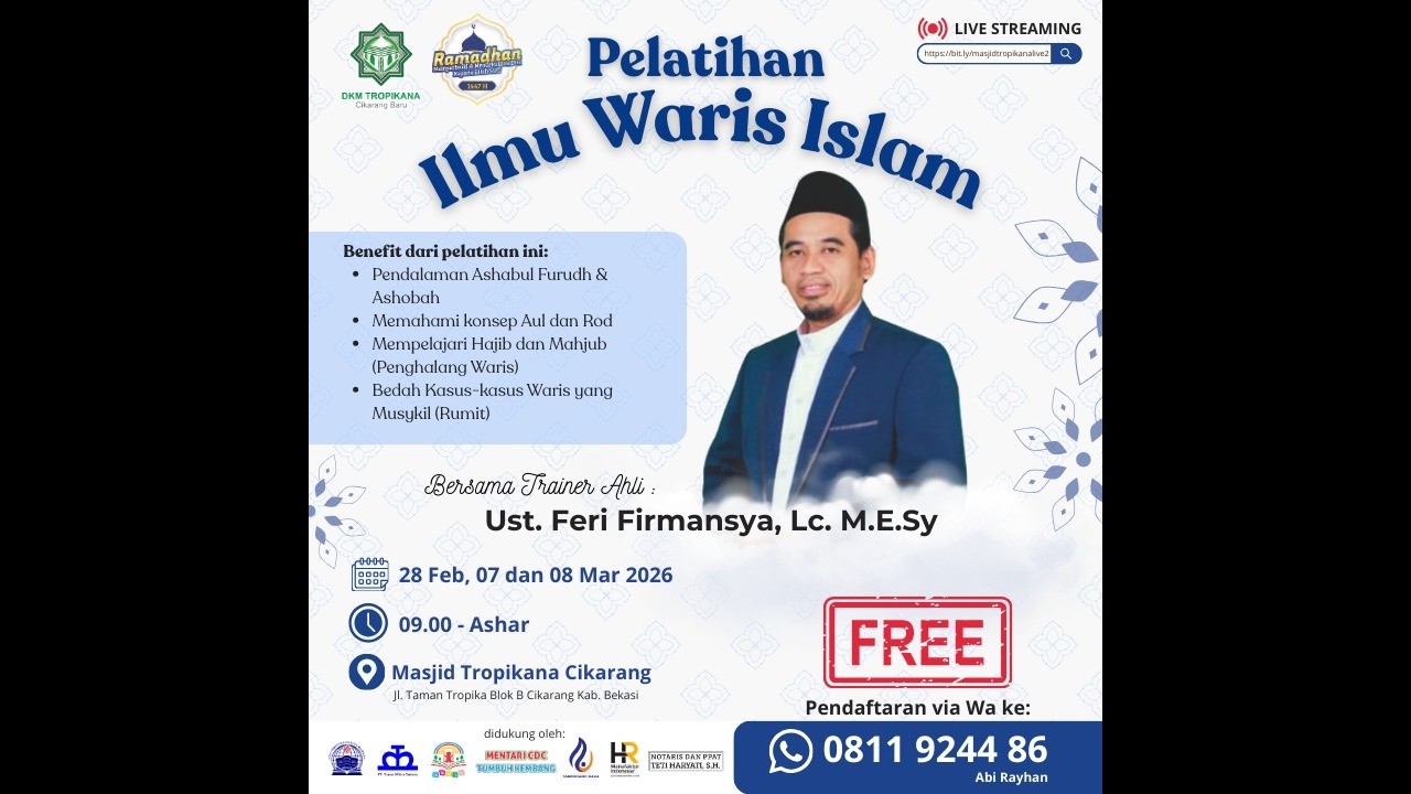 Pelatihan Ilmu Waris Islam