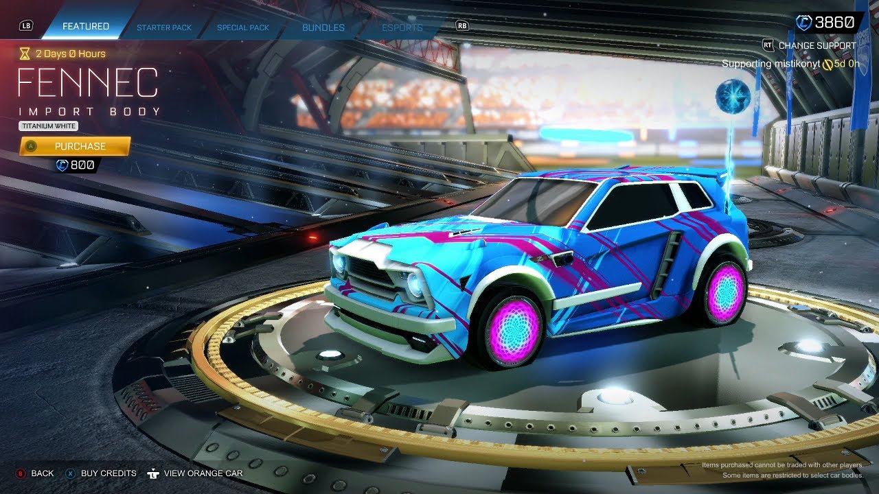 rocket league fennec presets