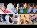 Denim Shoes...Recycling Your Old Jeans Into Shoes, Sandal - Old Clothes Craft