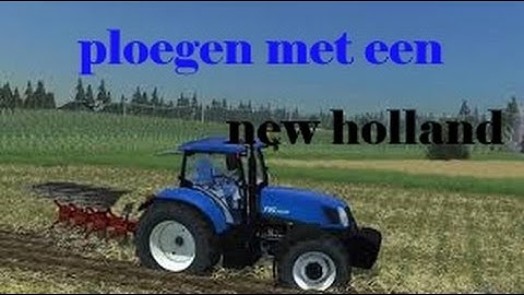 FS 15 PLOEGEN MET EEN NEW HOLLAND