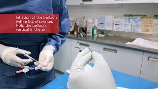 Scepter Mini Occlusion Balloon Catheter Preparation