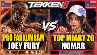 Joey Fury Fahkumram Vs Nomar Miary Zo High Level Tekken 8 Gameplay