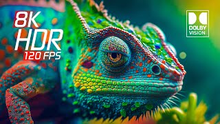 8K HDR 120FPS - Extreme Colors in Dolby Vision