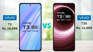 Vivo T3x vs Vivo T3 ⚡ Specification Comparison 🔥 | Which is better