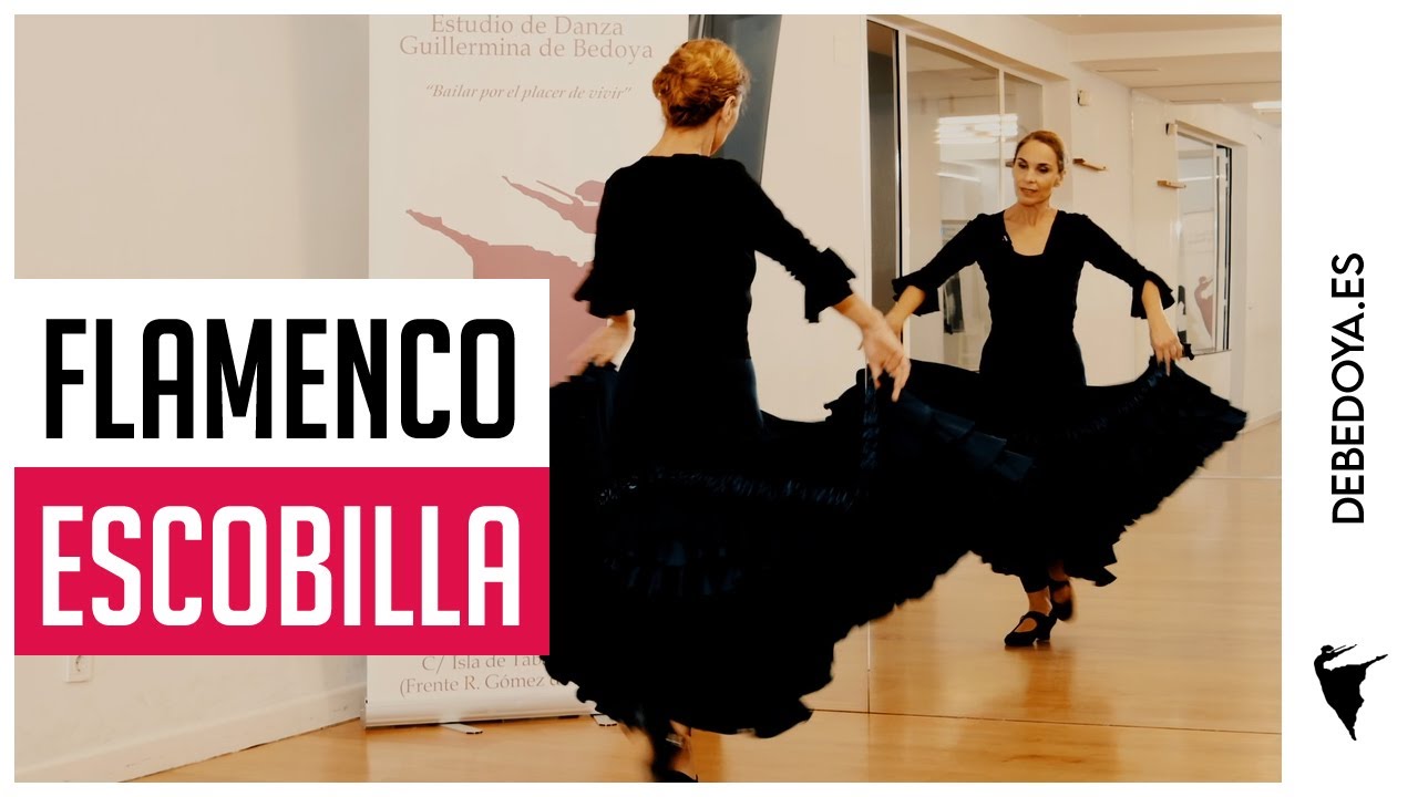 Cómo bailar la escobilla en la danza española - YouTube