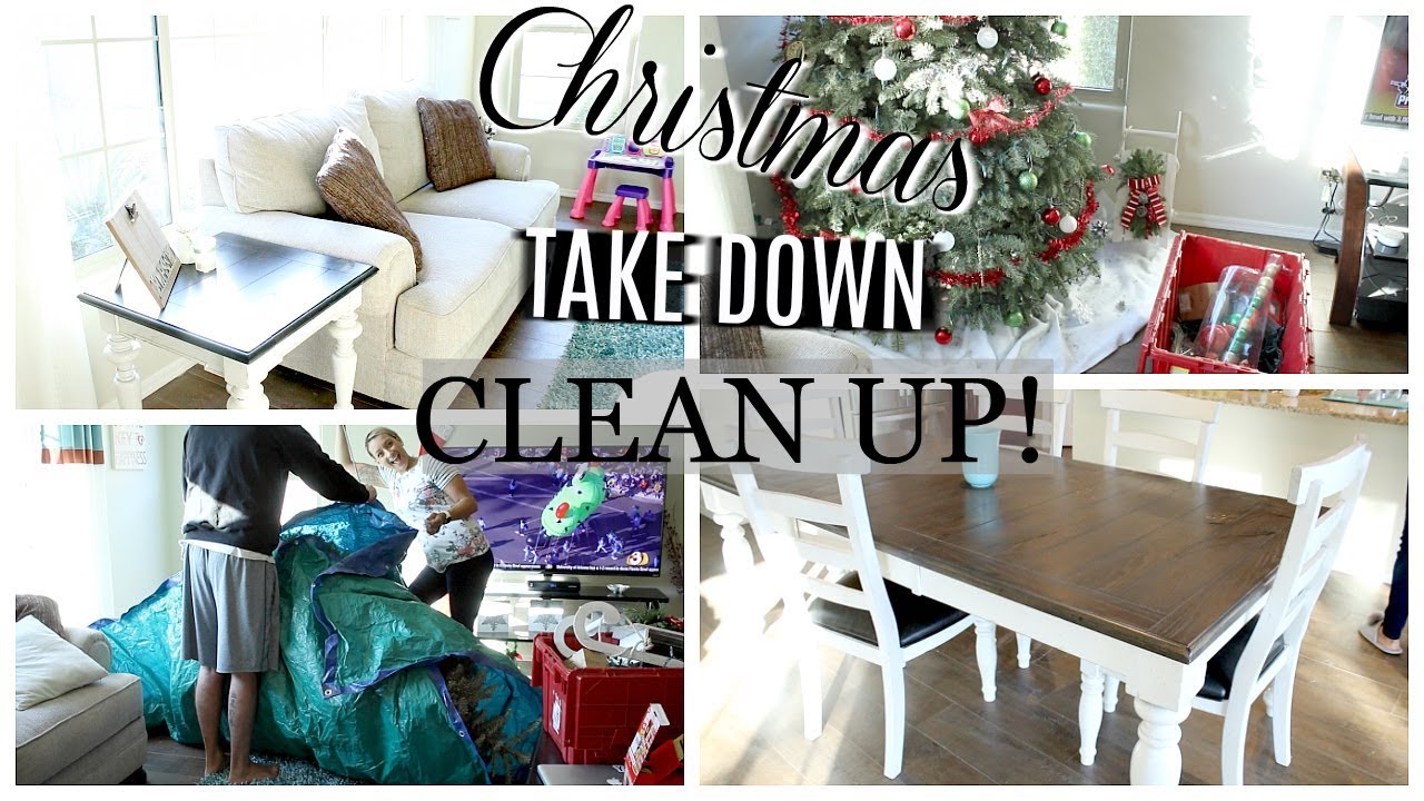 CHRISTMAS TAKE DOWN CLEAN UP AND TIPS YouTube