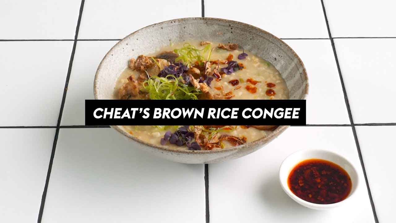 Brown Rice Congee Recipe Cheat's Brown Rice Congee Recipe | delicious. Australia - YouTube