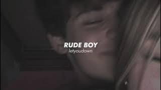 rihanna, rude boy (slowed   reverb)