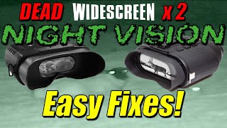 Two Dead Nightfox Night Vision Monoculars - 100V And 110R | Can I Fix them?