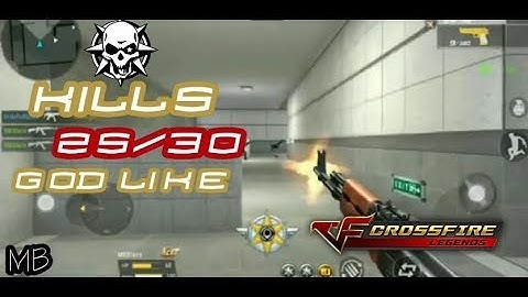25 kills / 30 Bot mode (easy) at Corridor (TDM) | crossfire legends gameplay