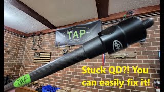 STUCK QUICK DISCONNECT (QD)?! -- there's a simple FIX for this -- Here's HOW - DIY Tutorial video.