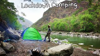 Lockdown camping in the jungle [Ep-02] Fishing|{Catch and cook} Overnight trip|| Jungle infinity