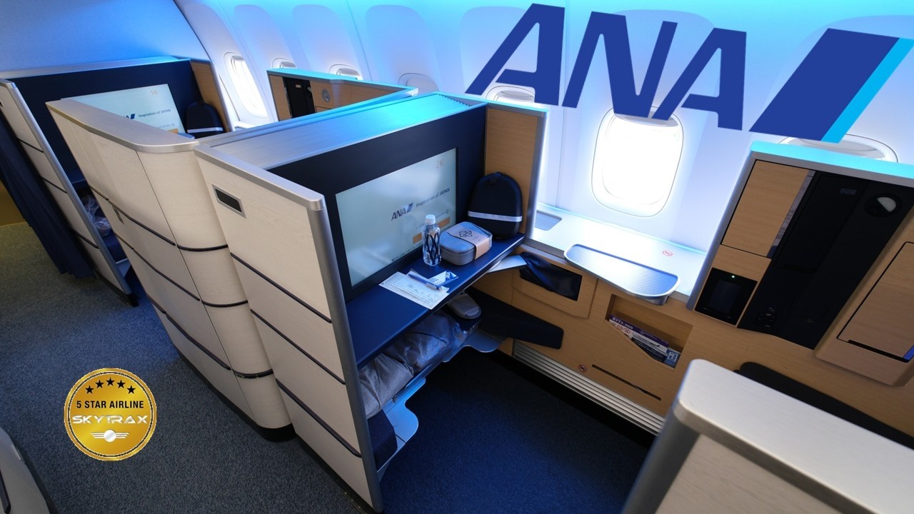 All Nippon Airways First Class NH11 Chicago O'Hare to Tokyo Narita