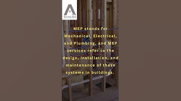 MEP stands for Mechanical, Electrical, Plumbing, and MEP services refer to the design, installation