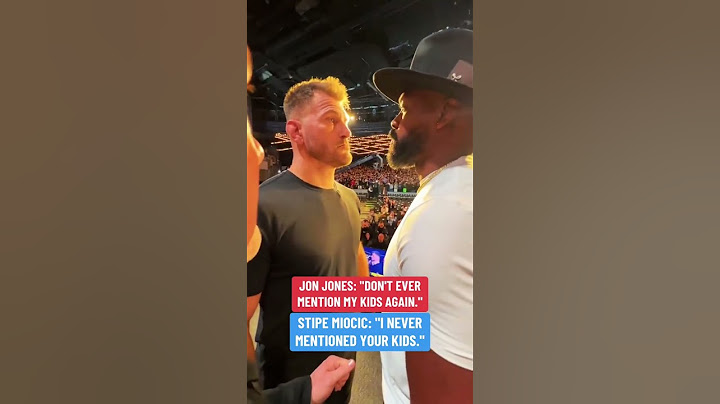 This Jones-Miocic faceoff was tense 👀 #UFC309 (via danawhite/TT)