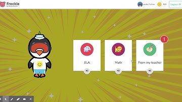 Freckle Student Dashboard