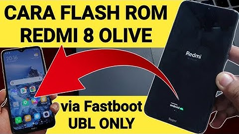 Cara Flash Firmware Redmi 8 Bootloop Original Rom UBL only