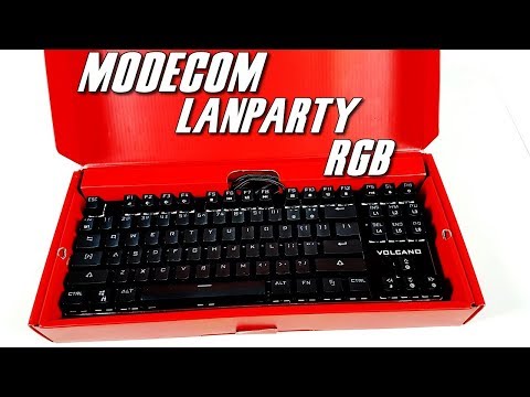 Modecom Volcano LanParty RGB - test, recenzja gamingowej klawiatury