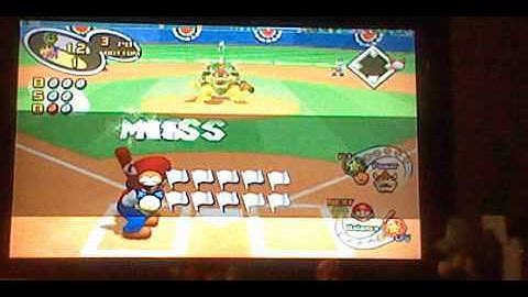 Mario Superstar Baseball Challenge Mode Bowser Part 6