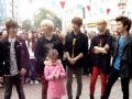 110906 SHINee in Russia - 2nd Flashmob at Old Arbat