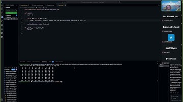 093025 COSC 1336 Python run multiplication table w for in main