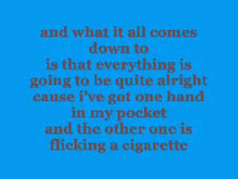 Hand In My Pocket Lyrics Chords Chordify