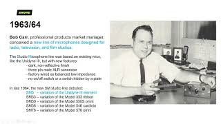 History of the SM7 and SM5 with Shure Historian, Michael Pettersen