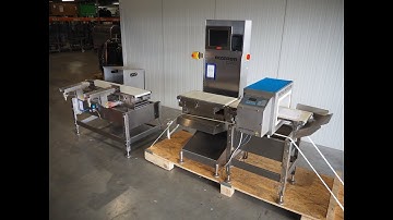 1247-344: Bizerba metal detector and checkweigher with 2 rejectors