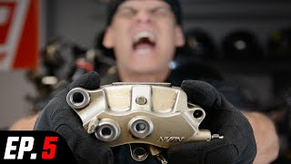 Rear Wheel Rebuild Chaos - CBR800V4 Project