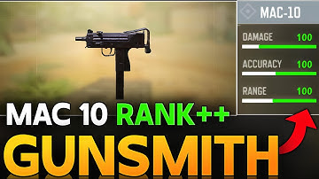 MAC 10 NO RECOIL FAST ADS GUNSMITH IN CALL OF DUTY MOBILE | BEST MAC 10 RANK BUILD FOR COD MOBILE  |