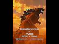 Godzilla x PUBG mobile: then vs now #edit #godzilla #monsterverse #heisei #pubg #2021 #2025 #shorts