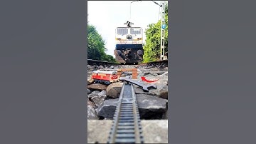 Miniature Train vs Real Train | Creative Diorama Railway Setup