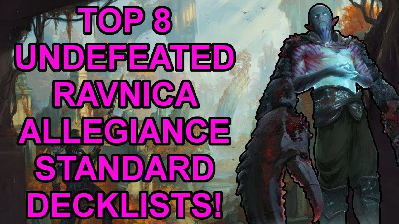 8 Undefeated Decks in Ravnica Allegiance Standard for Magic The Gathering!