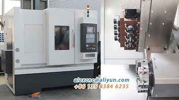 China CNC Slant Bed CNC Lathe TCK40 With Y-axis And Live Tool