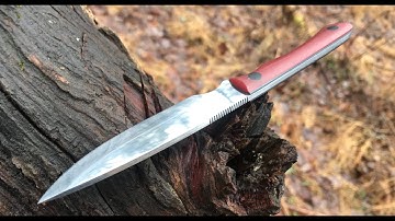 Making a Small EDC Fixed Blade Knife