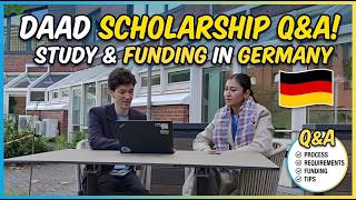 DAAD Scholarship Q&A: Application Process, Requirements, Funding & Studying in Germany 🇩🇪 #DAAD #DE