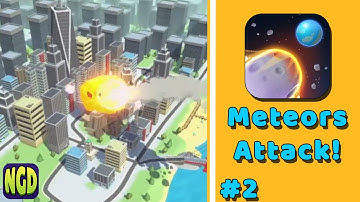 Meteors Attack! - Gameplay Walkthrough 02 | New Games Daily