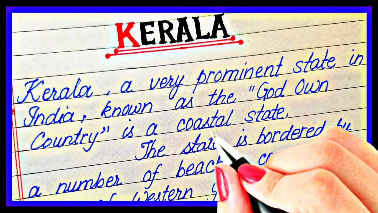 essay on kerala for class 6