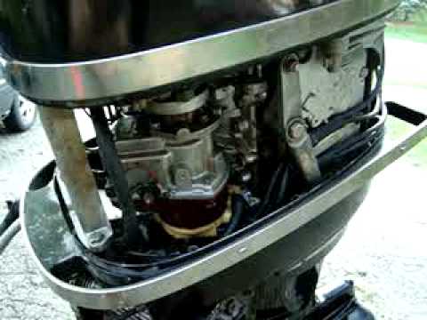 1966 merc 50 HP shortshaft - YouTube mercury 500 outboard wiring diagram 