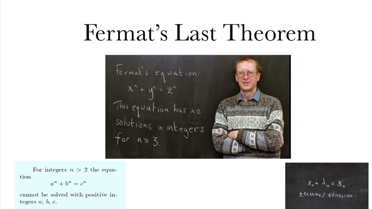 Fermat’s Last Theorem YouTube