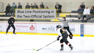 Blue Line Positioning in the Two-Official System