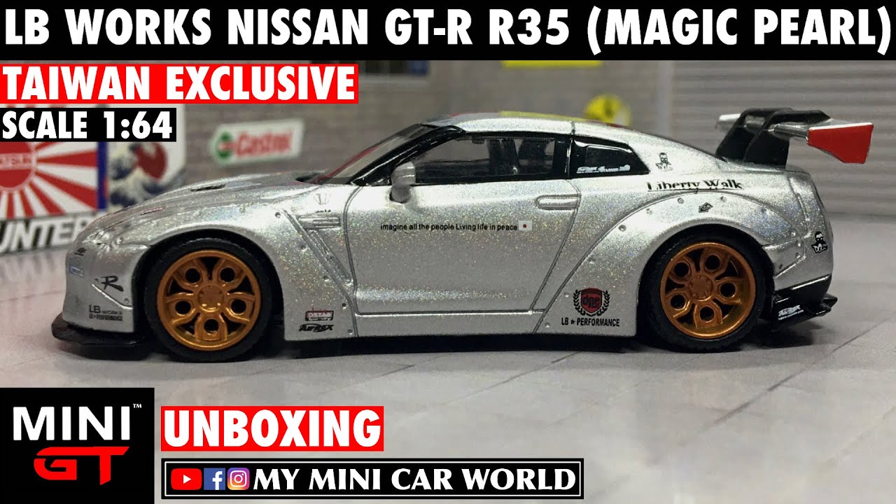 MINI-GT 1/64 LB-WORKS GT-R Type2 White