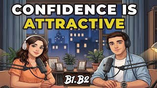 Why Confident People Are More Attractive | English Podcast for Easy English Conversation 