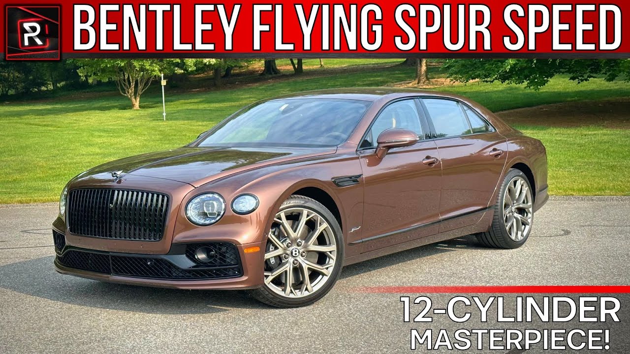 ⁣The 2023 Bentley Flying Spur Speed Is A 12-Cylinder Uber Luxury Sedan With Porsche DNA