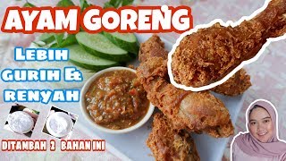 Resep Lengkap Cara Membuat pecel Ayam kremes//Buat ide usaha warung lalapan