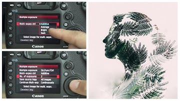5D Mark 3 Camera Settings for a Double Exposure Multiple Exposure