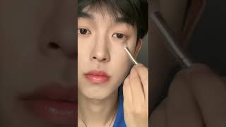 Asian boy makeup | male makeup routine #douyin screenshot 2