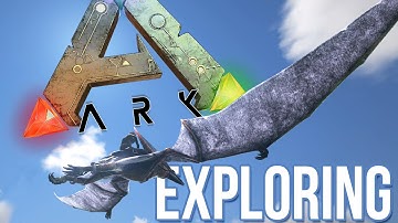 Ark Survival Evolved Gameplay - Flying Around The World of Ark- Pteranodon Flying - Ark