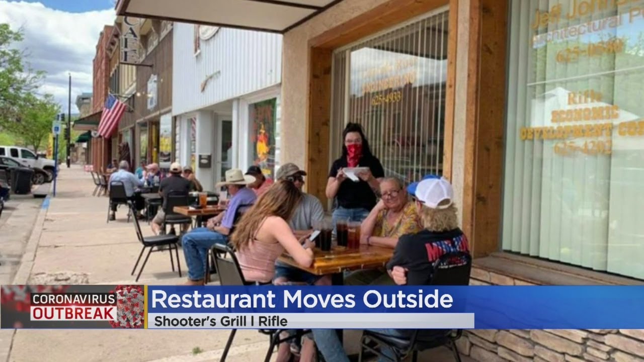 Shooter's Grill Moves Tables Outside In Rifle